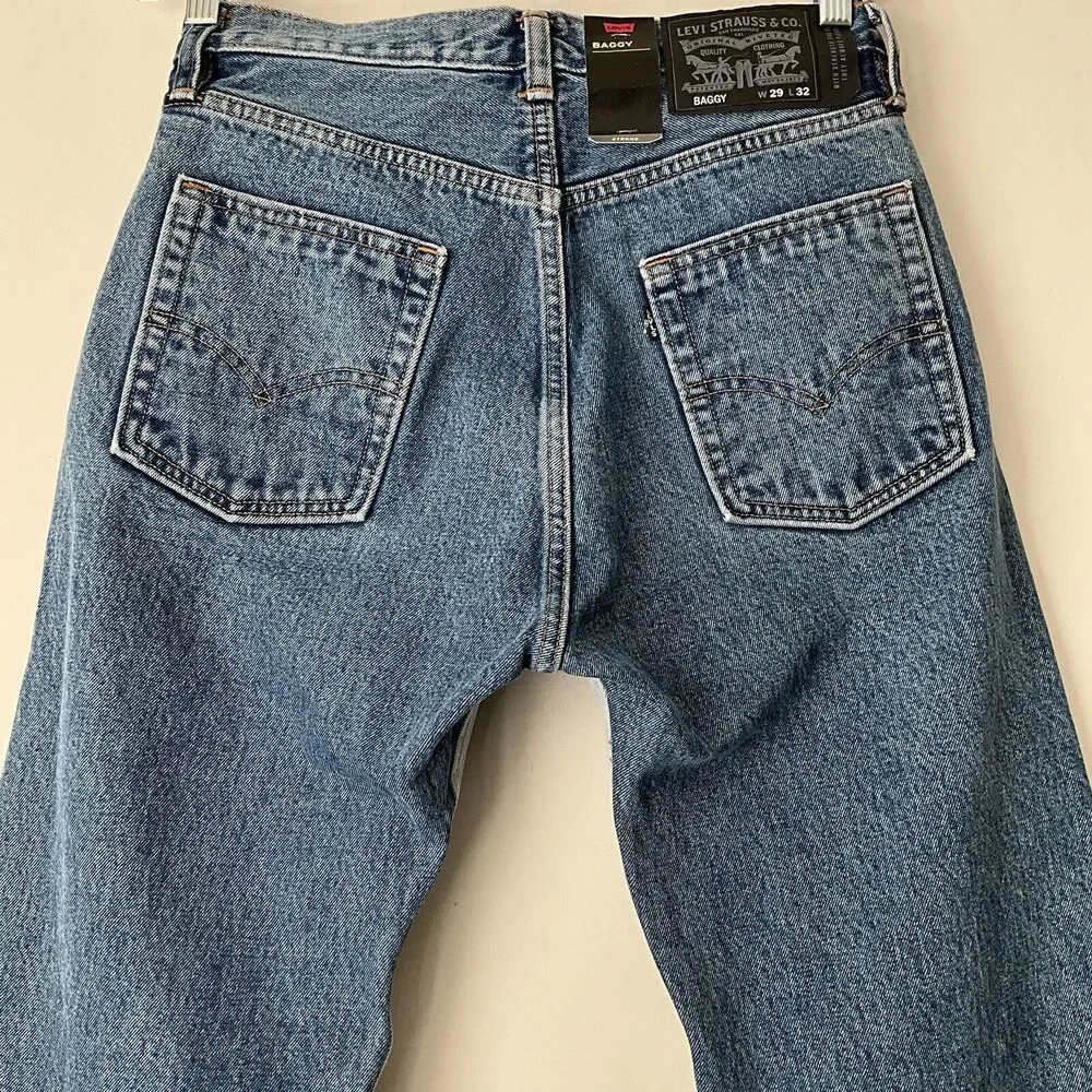 Levi’s Two Tone Skate Baggy Strong Rigid Denim Jeans Blue Men 29